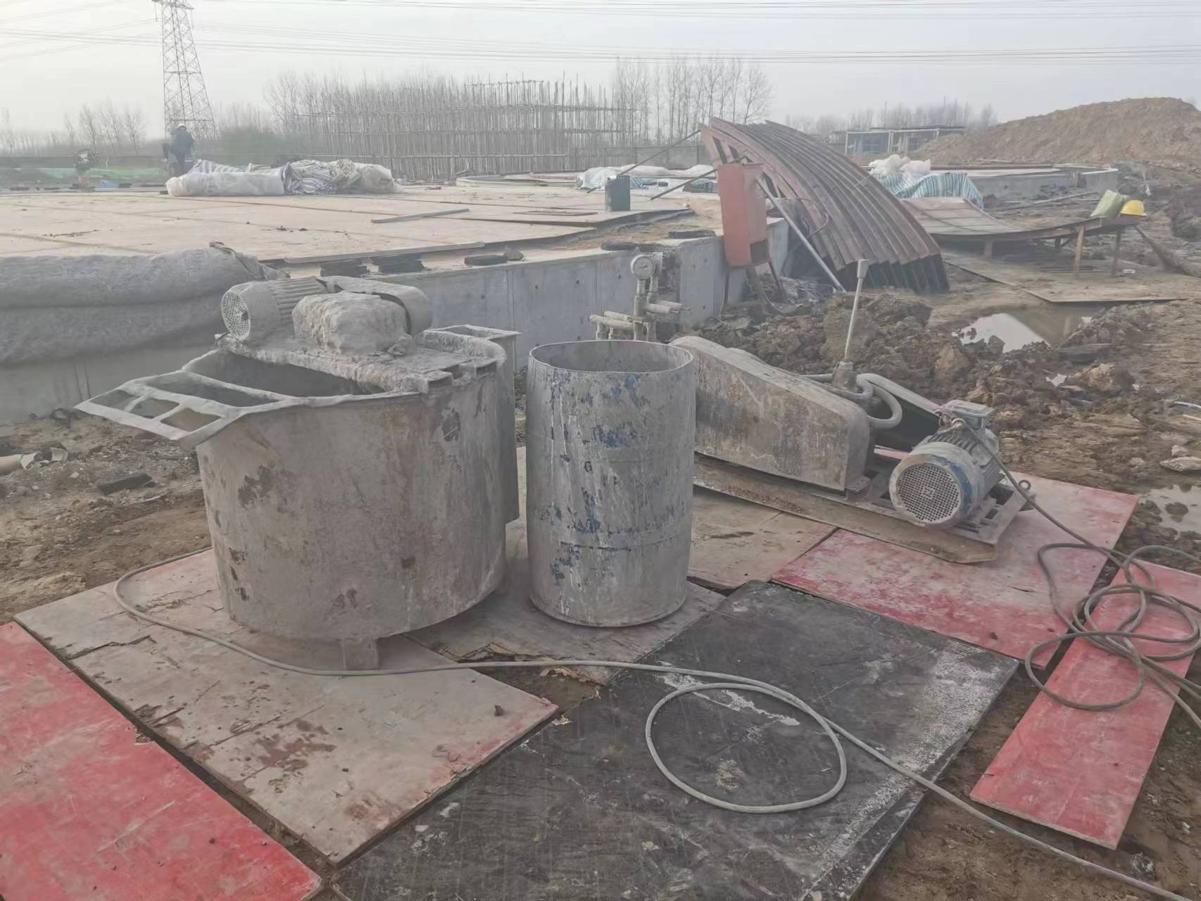 石龙镇回填土注浆